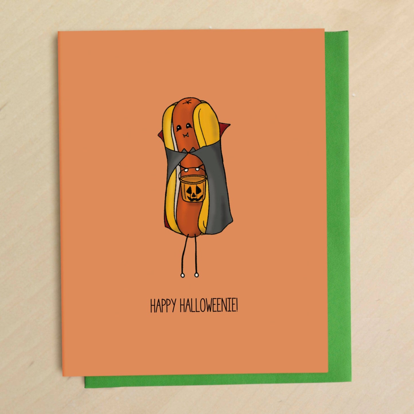 Happy Halloweenie Greeting Card