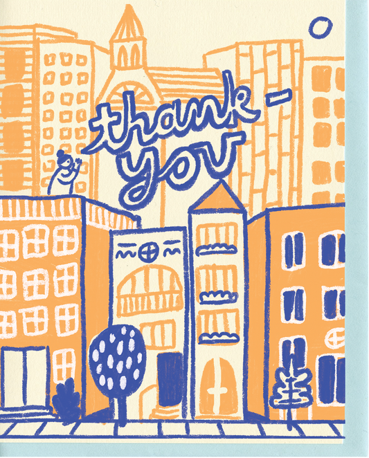 Rooftop Thank-You Card
