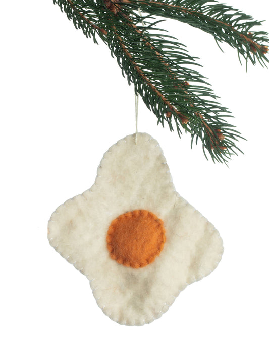 Fried Egg Ornament