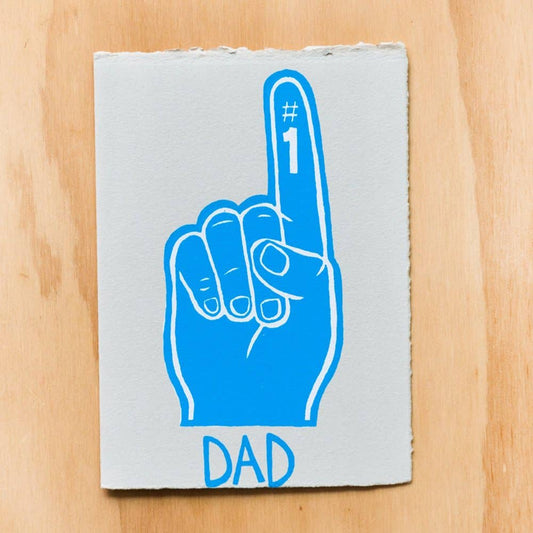#1 Dad Father's Day Card