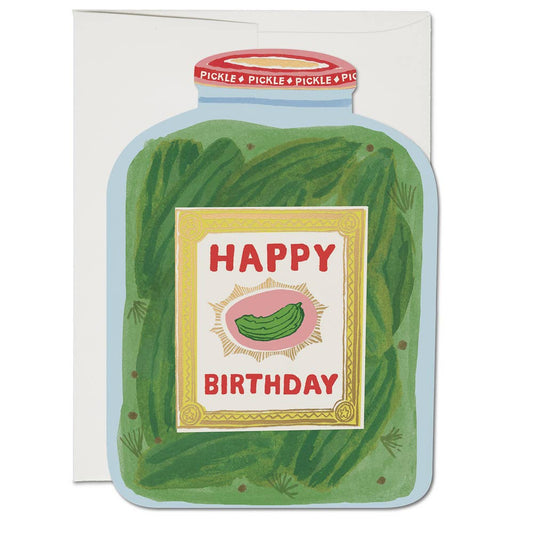 Pickle Birthday greeting card