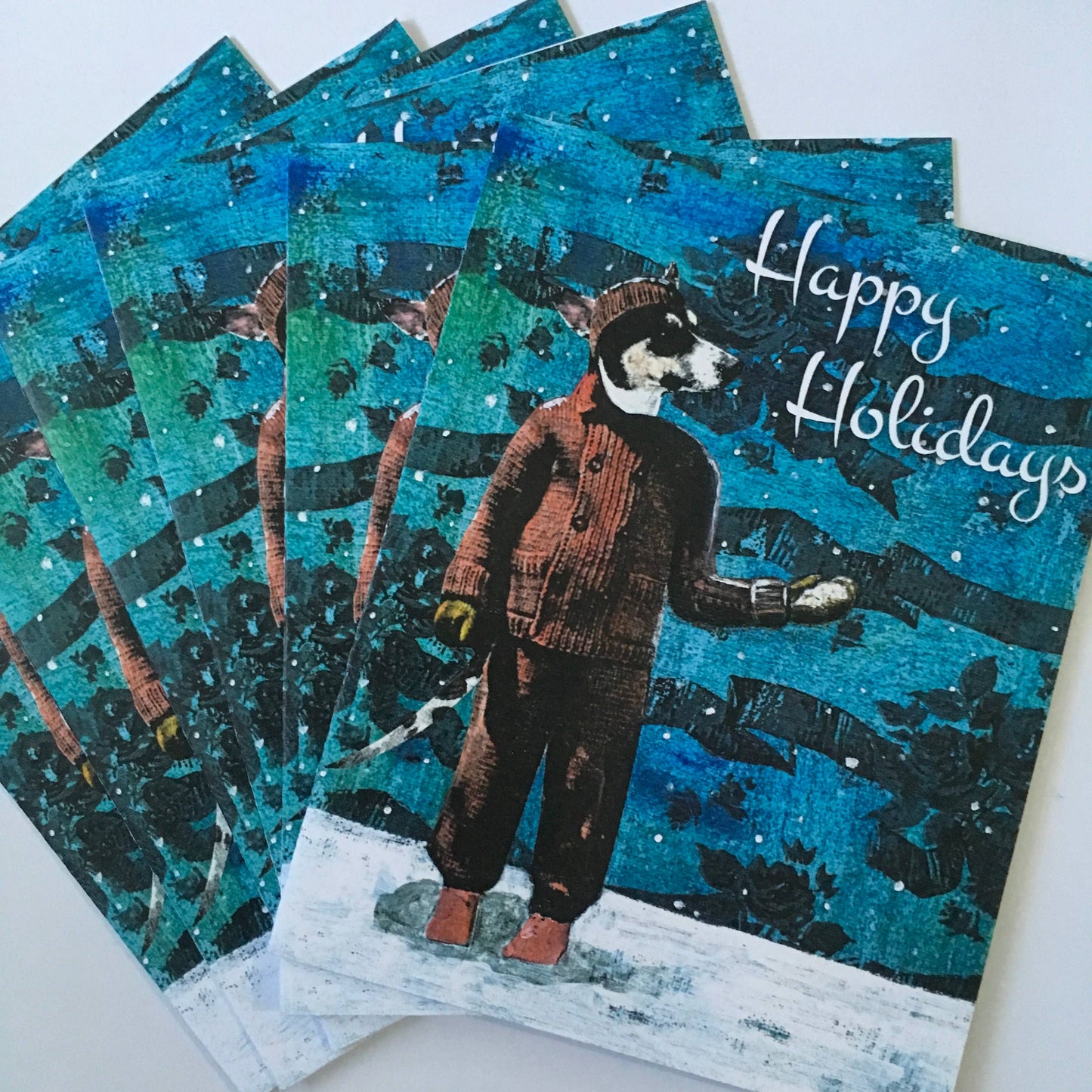 Dog Happy Holidays Set