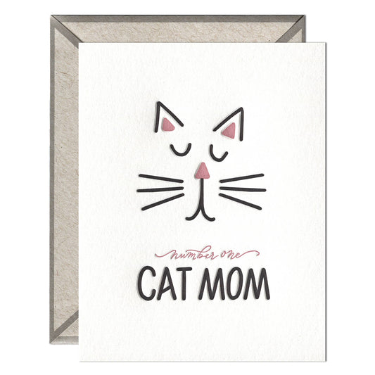 Cat Mom Greeting Card