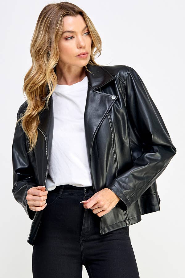 Stella Faux Leather Jacket