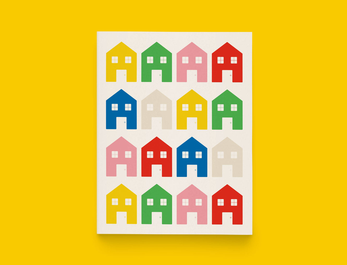 Home Pattern Greeting Card
