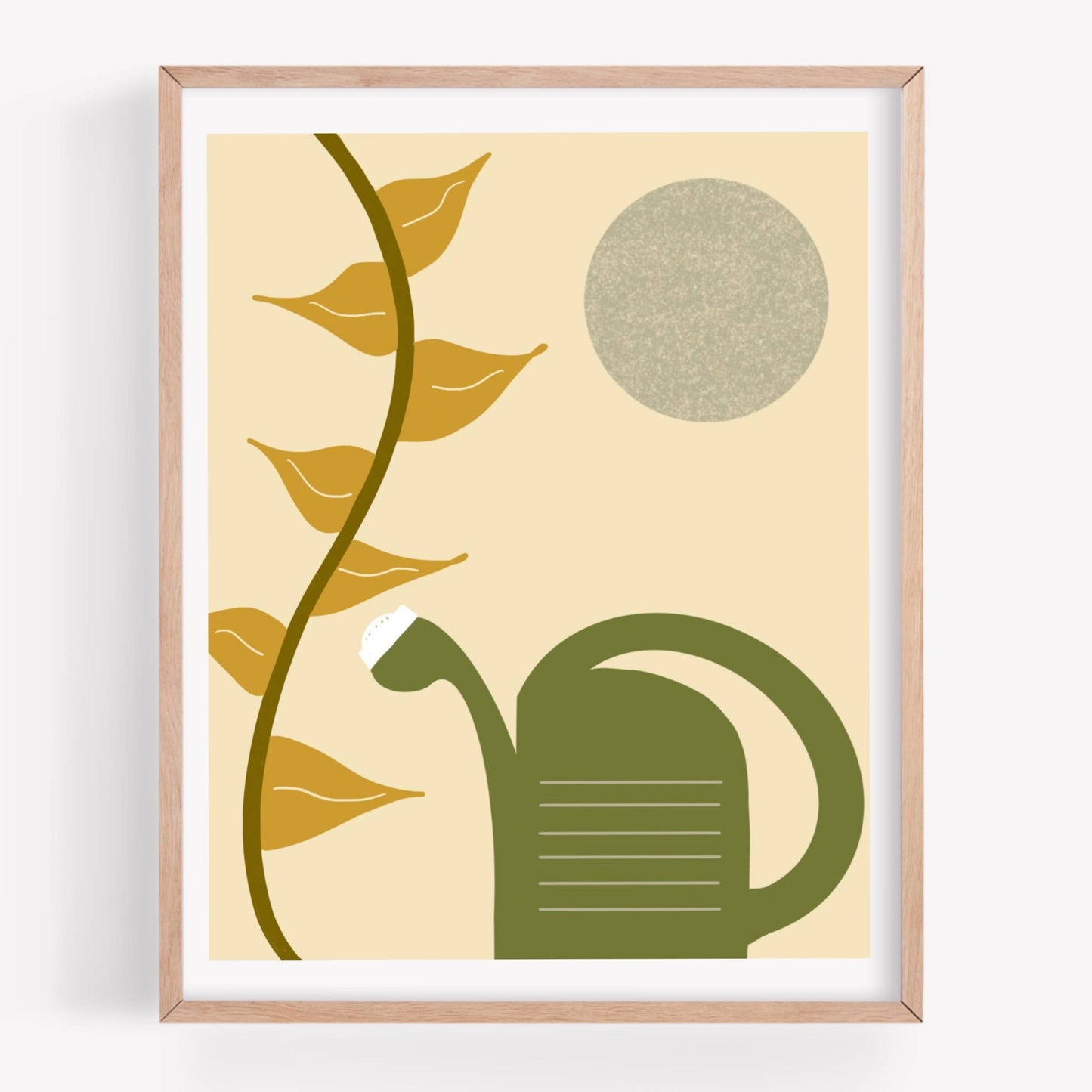 The New Plastic Watering Can Wall Art Print