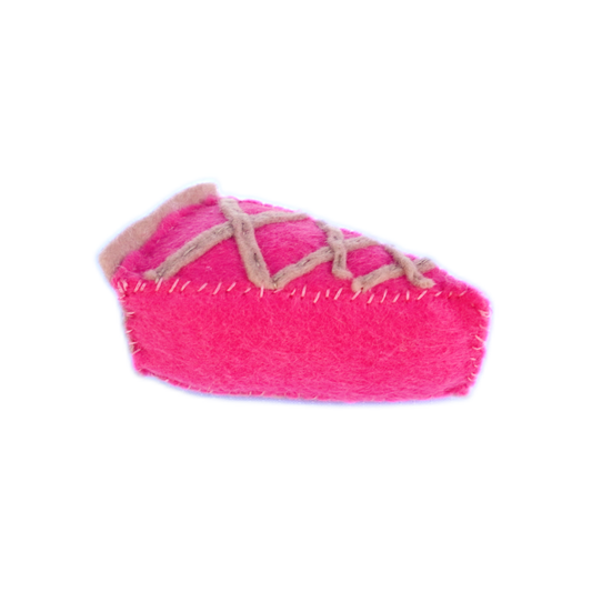 Strawberry Pie Felt Cat Toy