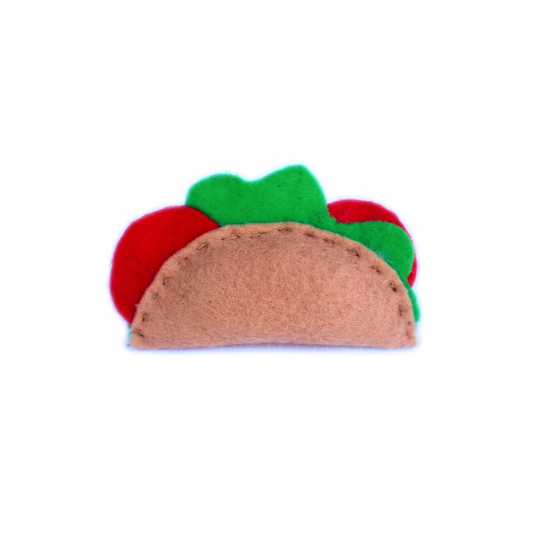 Taco Felt Cat Toy