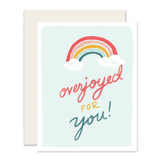 Overjoyed For You Baby Card