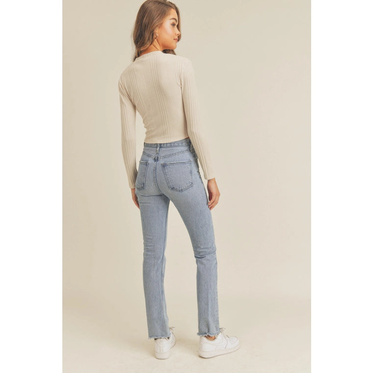 Neutral Cropped Sweater