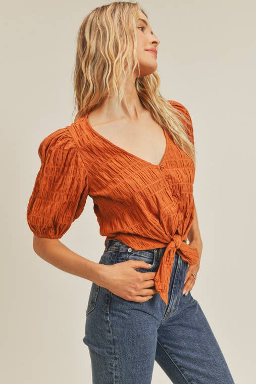 Talle Woven Top
