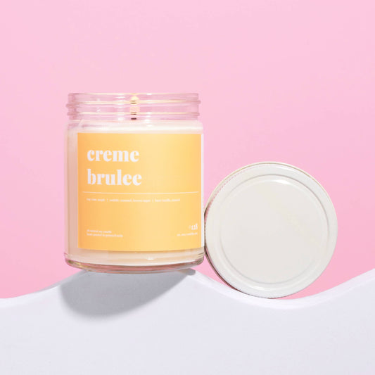 Crème Brûlée Scented Soy Candle - 9oz