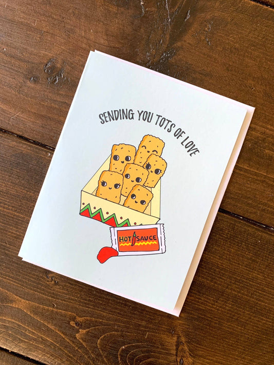 Tater Tot Birthday + Best Wishes Card