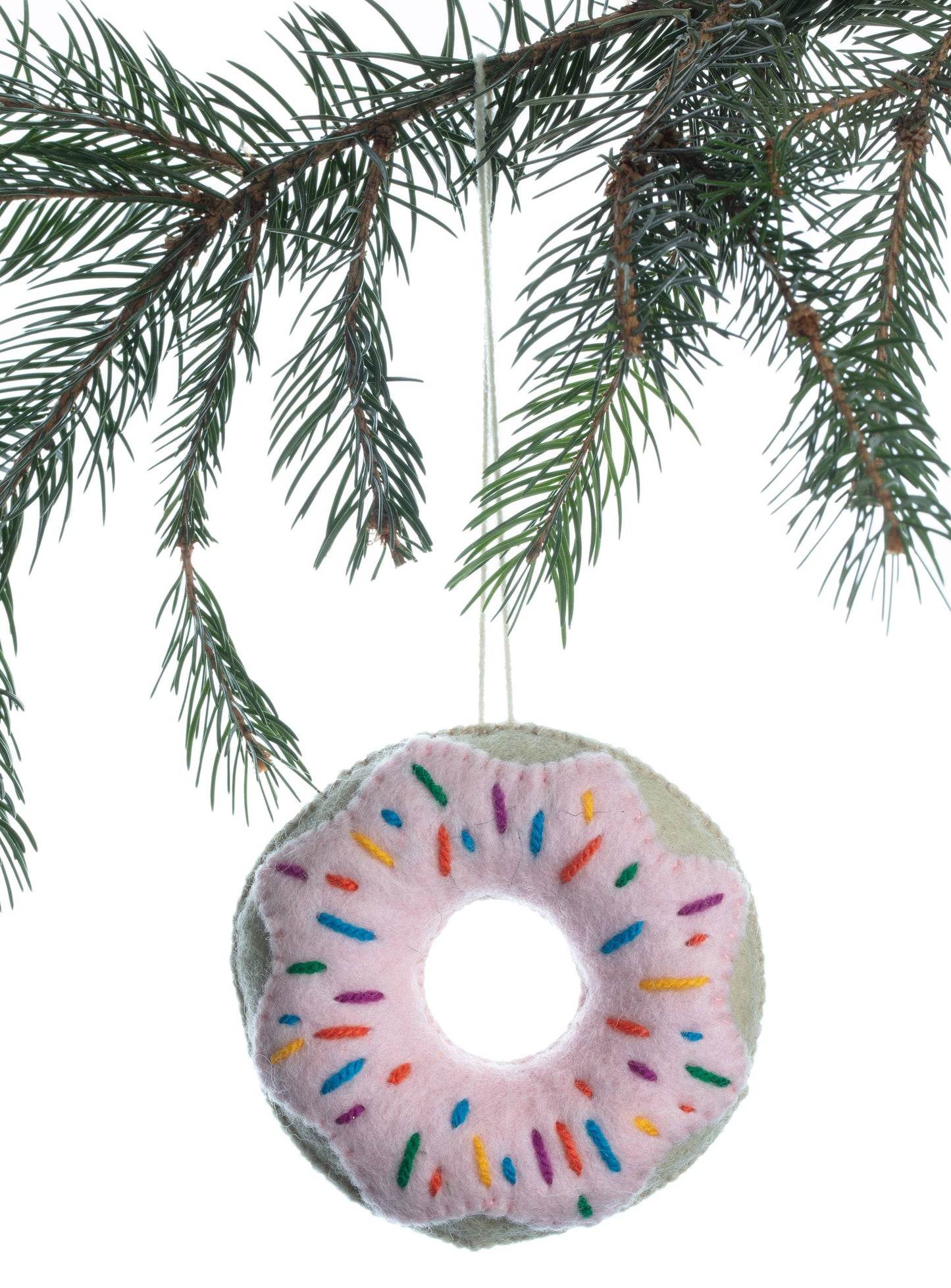 Strawberry Donut Ornament