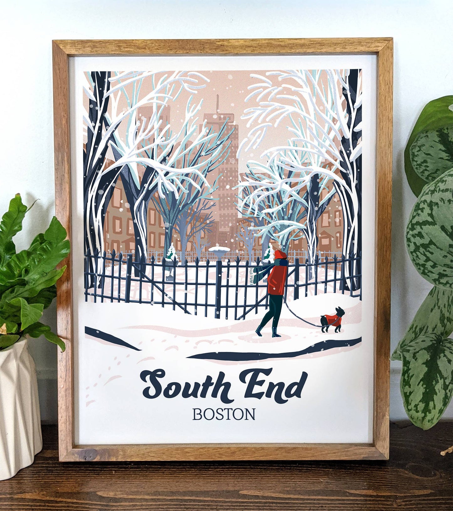 South End Boston Print