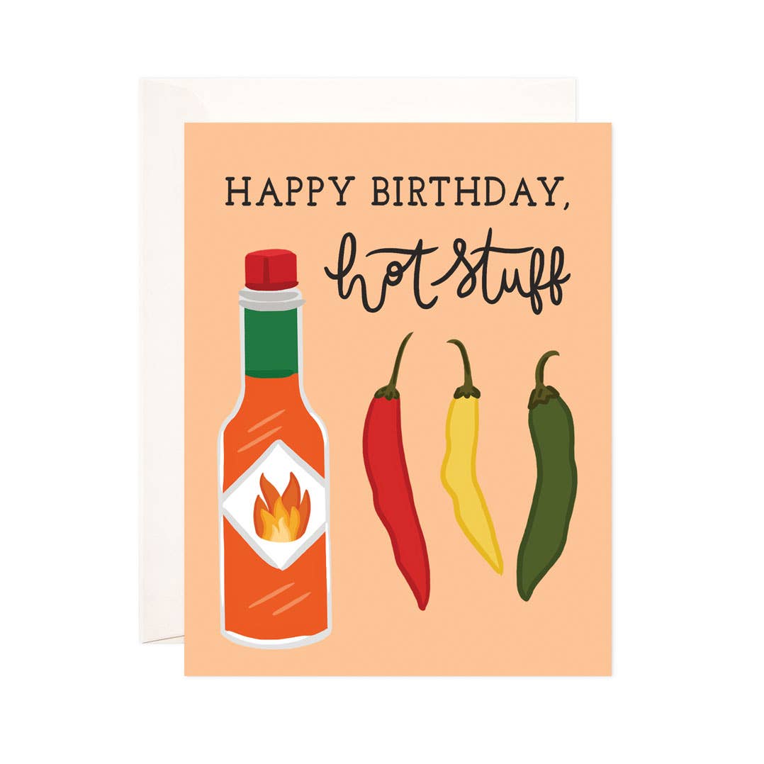 Hot Stuff Birthday Greeting Card