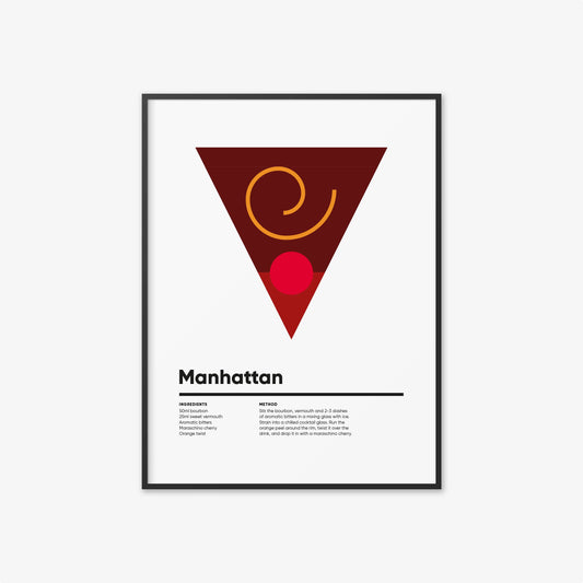 Manhattan Cocktail Print