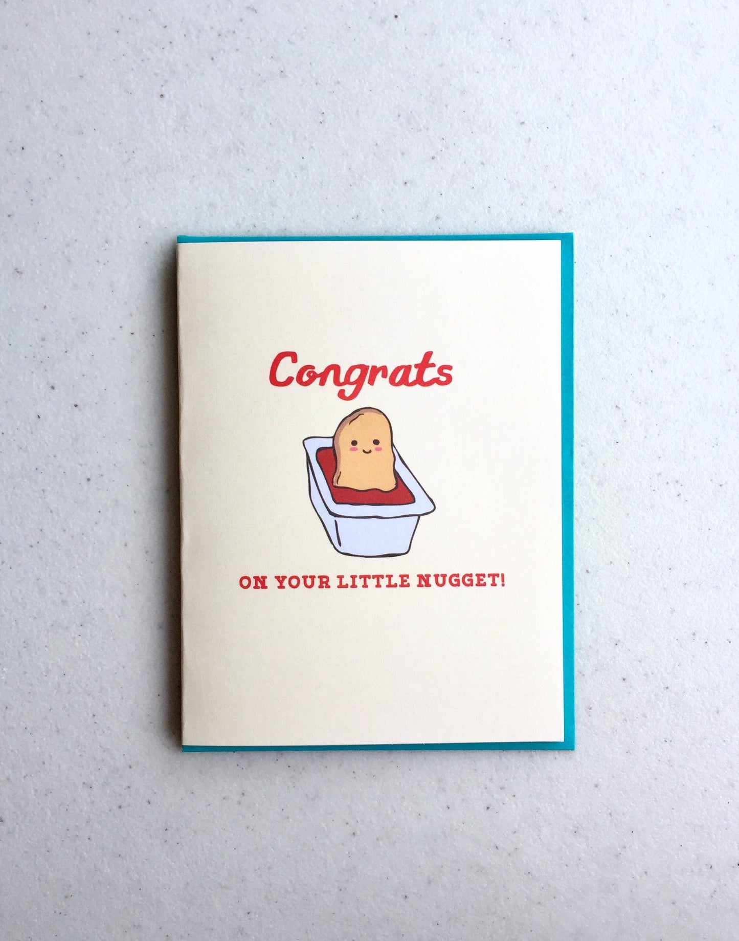 Nugget Baby Card
