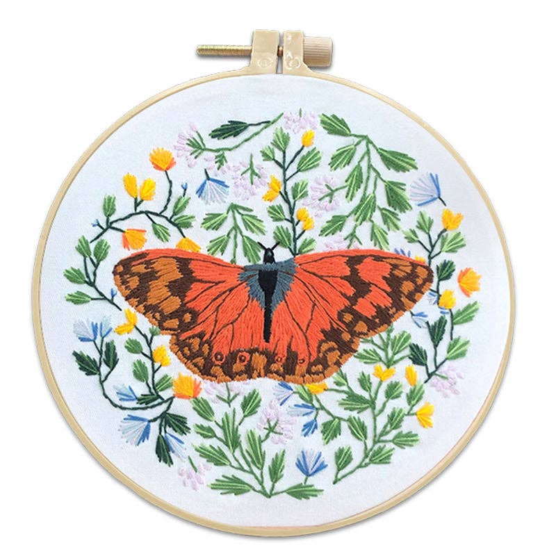 Butterfly Pattern Embroidery Kit