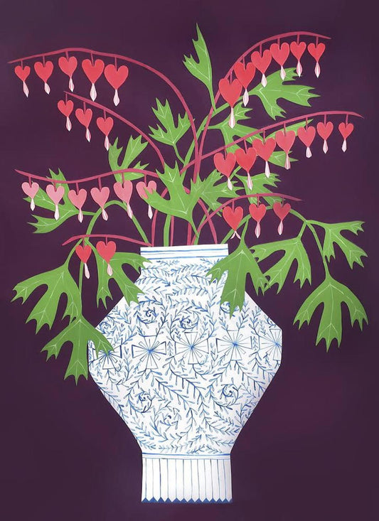 Dicentra Plant Portrait Print 