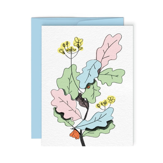 Fleurs card