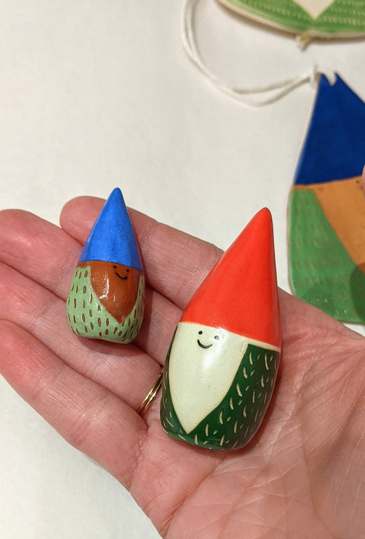 Grown Ceramic Gnomes (Multiple colors)
