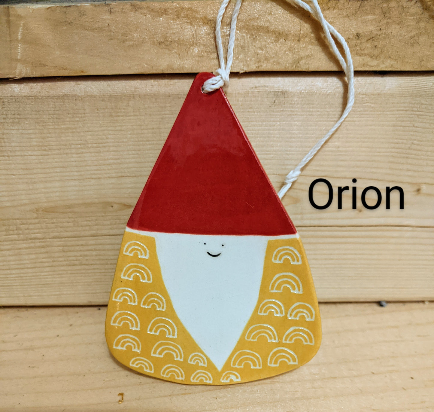 Ceramic Gnome Ornaments (Multiple colors)