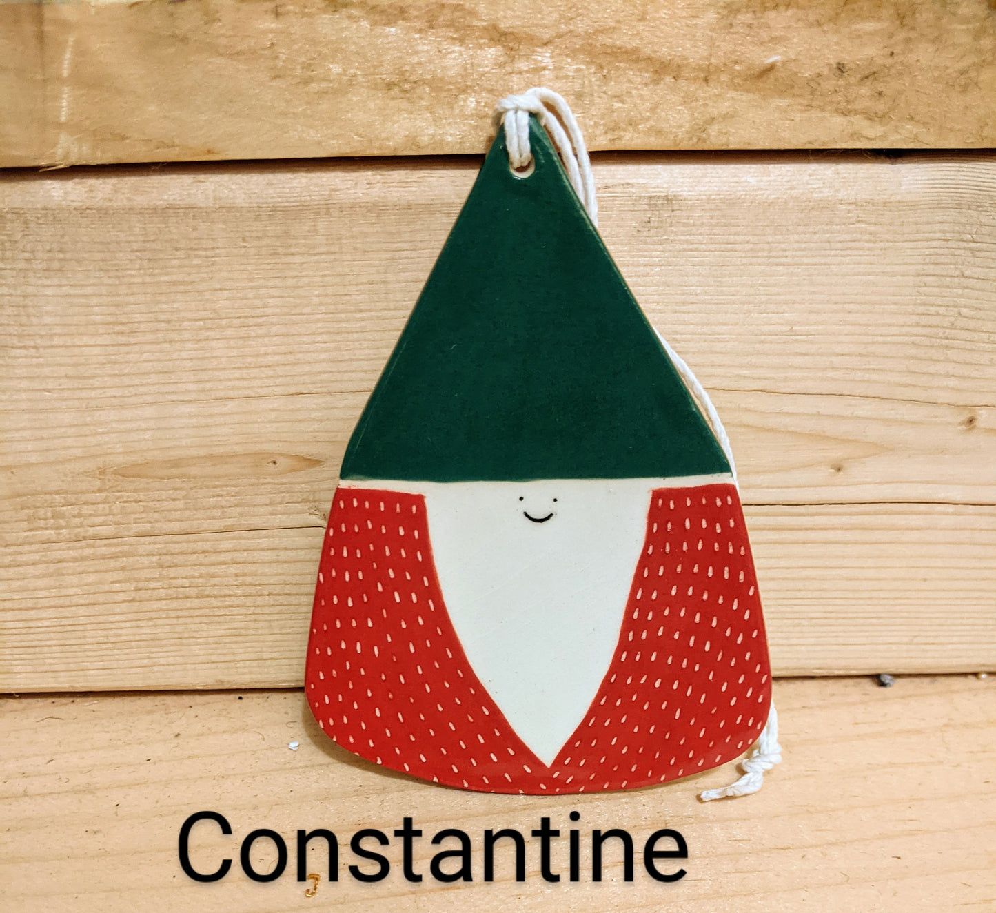 Ceramic Gnome Ornaments (Multiple colors)