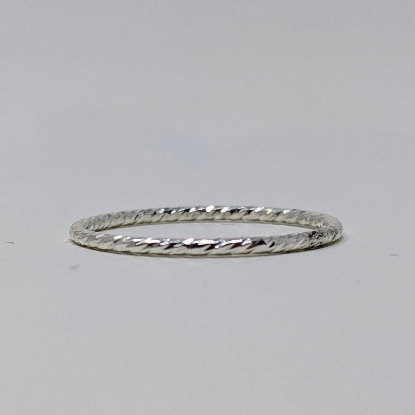 Sterling Silver Twist Stacking Ring