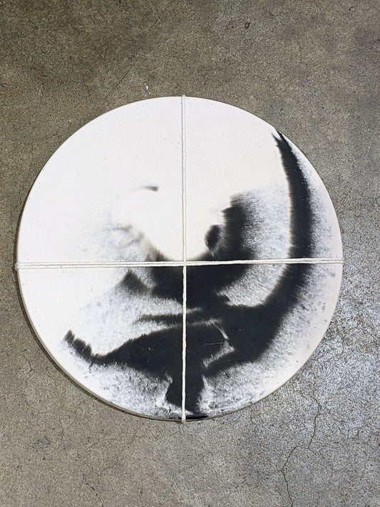 9" Round Marble Tray