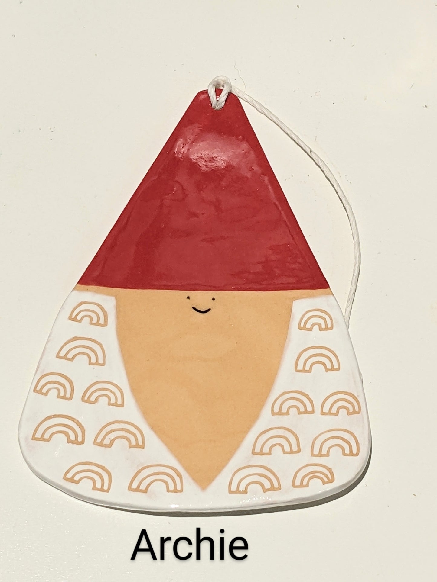 Ceramic Gnome Ornaments (Multiple colors)