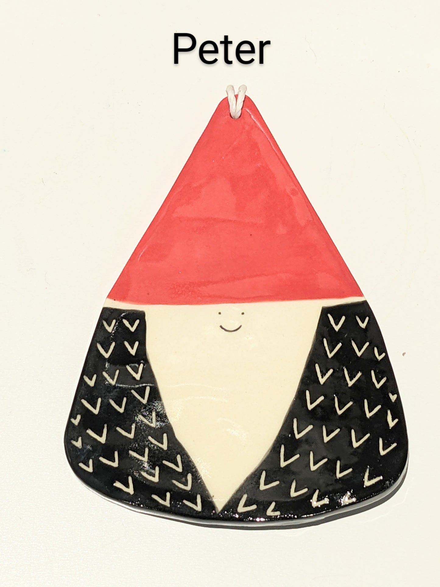 Ceramic Gnome Ornaments (Multiple colors)