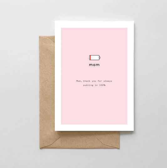 Mom Battery Card