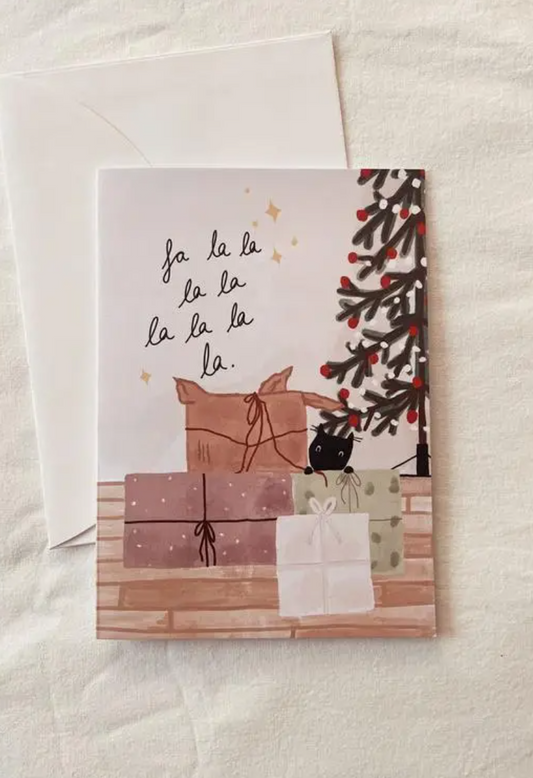 Falalala Greeting Card