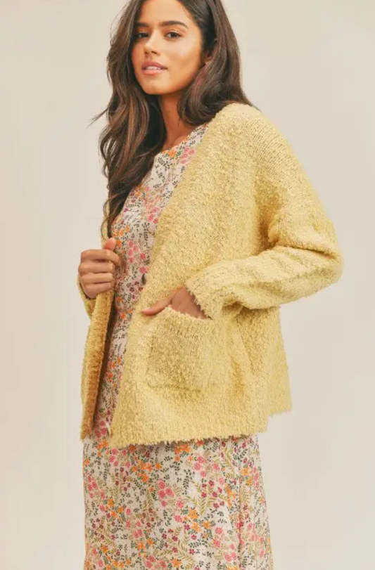 The Comfy Yellow Cardigan