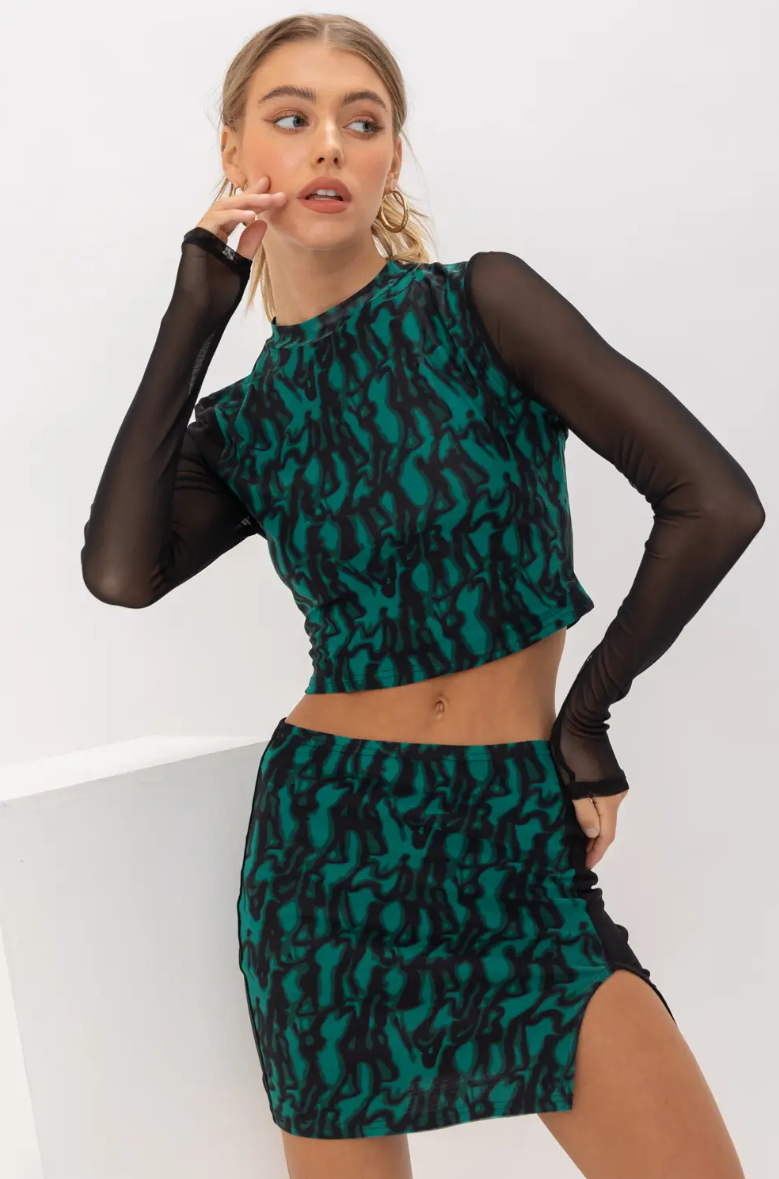 Mesh Becca Top