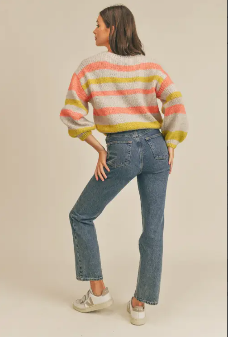 Hannah Banana Striped Cardigan