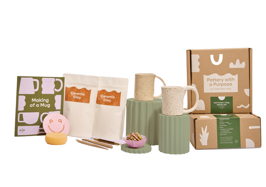 Hot Coca + Ceramic Mug Pottery Kit