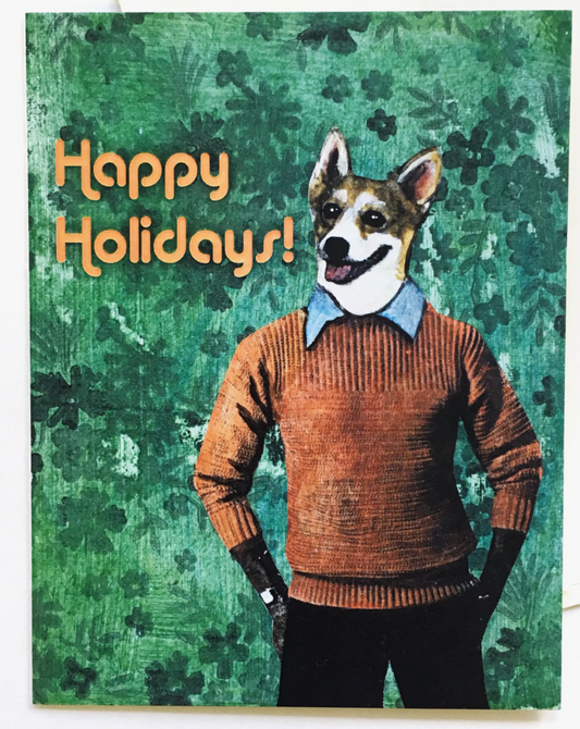 Corgi Holiday Card