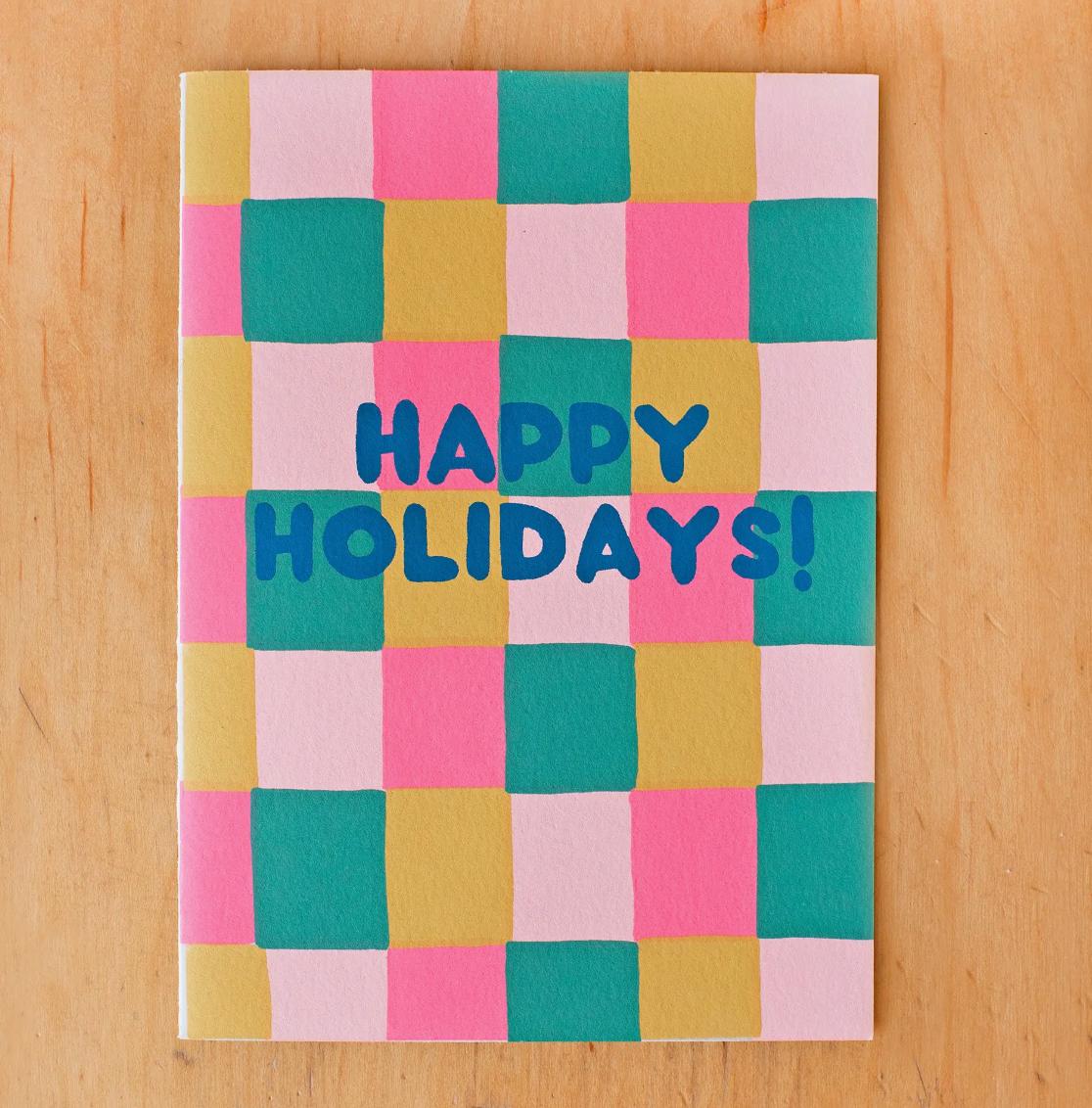 Happy Holiday Squares Card