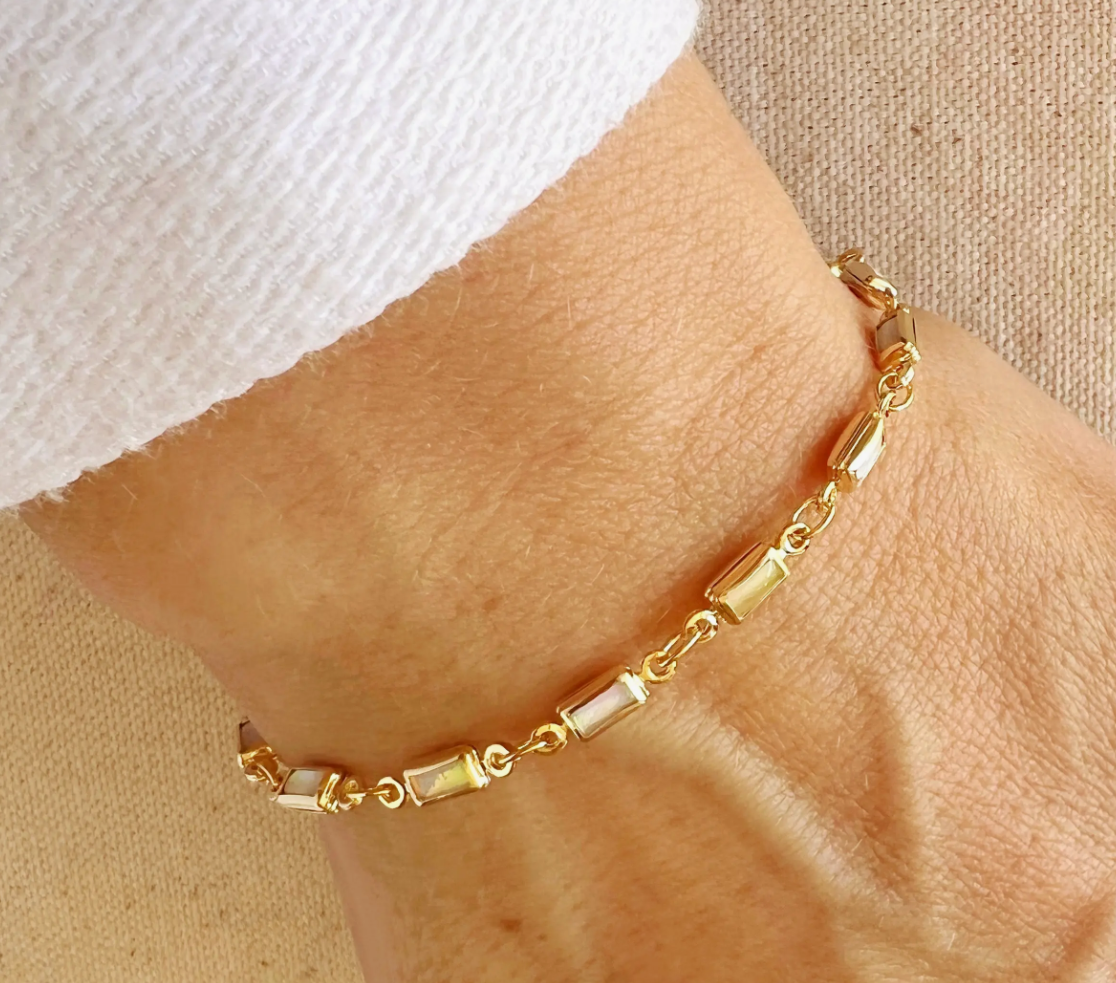Gold Filled Opal Bracelet