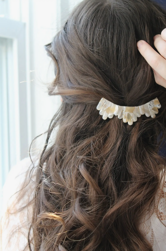 White Lace Aurora Hair Clip