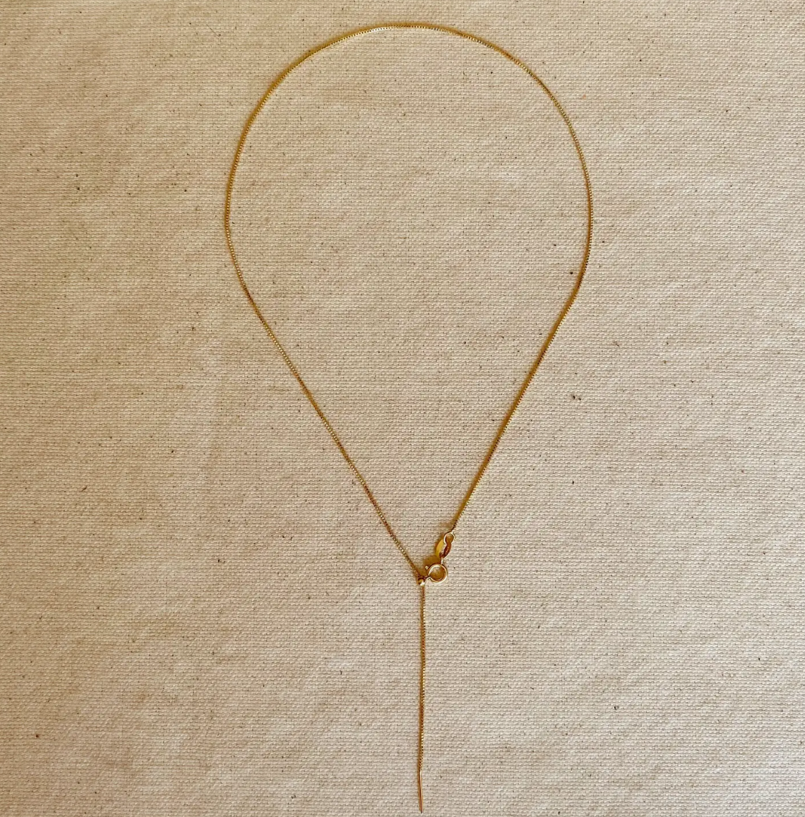 Gold Filled Adjustable Chain Necklace