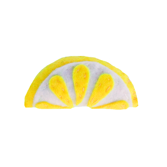 Lemon Felt Cat Toy