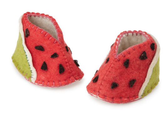 Watermelon Booties