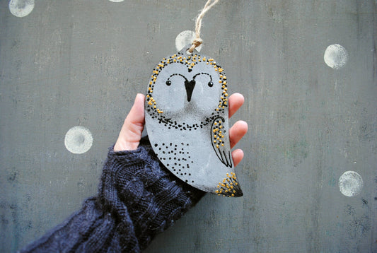 Barn Owl Ornament