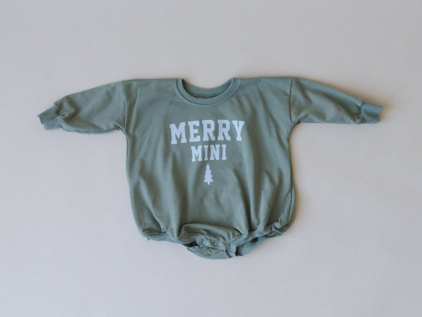 Merry Mini Oversized Sweatshirt Romper