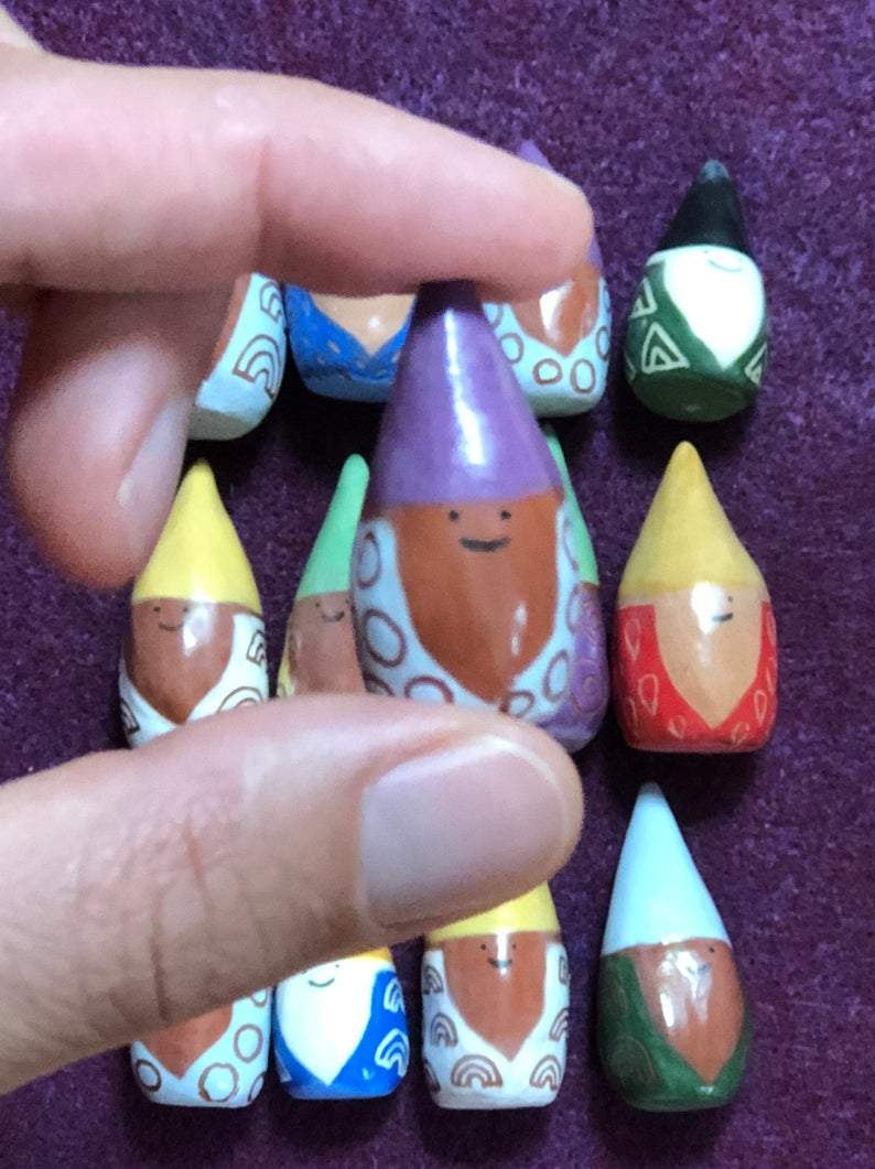 Baby Ceramic Gnomes (Multiple colors)