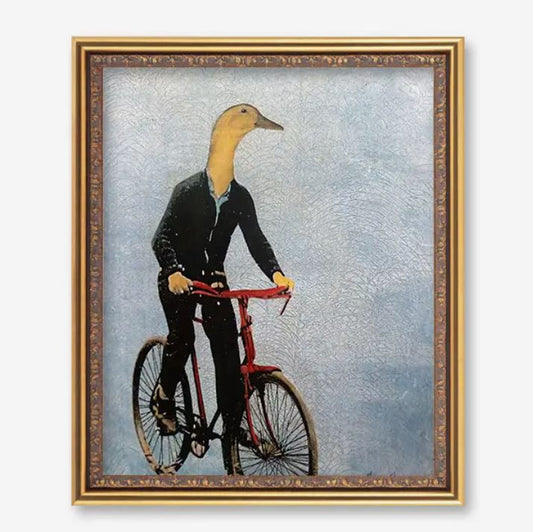 Bike Duck 8x10 Art Print