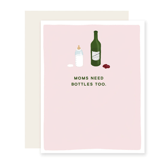 Mom Needs Wine Card